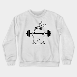 Bunny Gym Simple T-Shirt Crewneck Sweatshirt